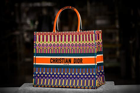 colorful christian dior tote